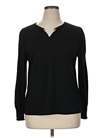 Blooming Jelly Long Sleeve Henley (view 1)