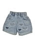 Unbranded Hearts Blue Denim Shorts Size 130 cm / US 8 - photo 1
