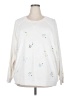 Lou & Grey Stars White Pullover Sweater Size XXL - photo 1