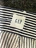 Gap 100% Cotton Stripes Gray Shorts Size 8 - photo 3