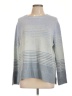 Ella Moss Color Block Blue Pullover Sweater Size L - photo 1