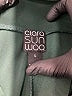 Clara Sun Woo Color Block Green Casual Pants Size S - photo 4
