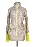 MPG 100% Polyester Print Yellow Track Jacket Size 8 - photo 1