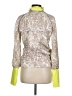 MPG 100% Polyester Print Yellow Track Jacket Size 8 - photo 2