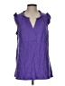 Lane Bryant Purple Sleeveless Blouse Size 10 - 12 Plus - photo 1