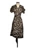 J.Crew Animal Print Brown Casual Dress Size XS - photo 1