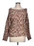 Elan Tweed Brown Pullover Sweater Size L - photo 1