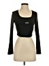 Shein Black Long Sleeve T-Shirt Size S - photo 1