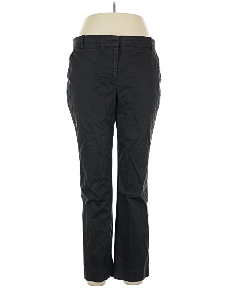 Pre-owned Jcrew Casual Pants In Black