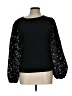 J.Crew Black Long Sleeve Blouse Size L - photo 1