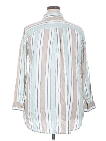 Caslon 3/4 Sleeve Button-Down Shirt (view 2)