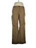 Lands' End 100% Cotton Solid Brown Khakis Size 14 - photo 1