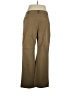 Lands' End 100% Cotton Solid Brown Khakis Size 14 - photo 2