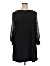 MSK Solid Black Casual Dress Size 1X - photo 1
