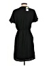Universal Thread 100% Polyester Solid Black Casual Dress Size XS - photo 2
