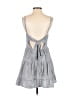 JOA Checkered-gingham Gray Casual Dress Size XS - photo 2