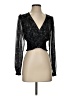 Wilfred 100% Polyester Black Long Sleeve Blouse Size S - photo 1