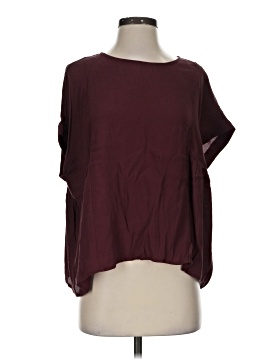 Madewell Cuffed-Sleeve Shirred Top (view 1)