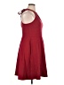 Ouges Solid Burgundy Cocktail Dress Size XL - photo 4
