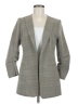 Skies Are Blue Plaid Gray Blazer Size M - photo 1