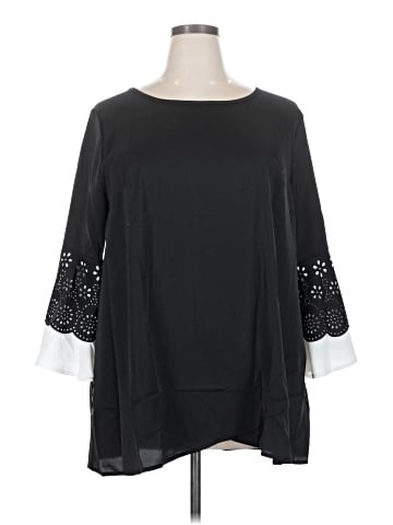 BLOOMCHIC 3/4 Sleeve Blouse (view 1)