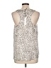 Three Eighty Two 100% Polyester Ivory Sleeveless Blouse Size L - photo 2
