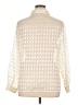 Basic Editions Ivory Long Sleeve Blouse Size XL - photo 2