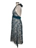 BCBGMAXAZRIA Tropical Blue Cocktail Dress Size 8 - photo 5
