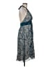 BCBGMAXAZRIA Tropical Blue Cocktail Dress Size 8 - photo 4