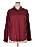 Unbranded Burgundy Long Sleeve Blouse Size XL - photo 1
