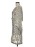 Eliza J Metallic Silver Cocktail Dress Size 6 - photo 5