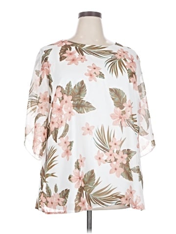 BLOOMCHIC 3/4 Sleeve Blouse (view 1)