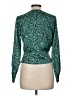 DELFI COLLECTIVE 100% Polyester Green Long Sleeve Blouse Size M - photo 2