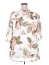 BLOOMCHIC 100% Polyester White 3/4 Sleeve Blouse Size 18 - 20 - photo 2