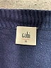 CAbi 100% Cotton Blue Short Sleeve Top Size M - photo 7