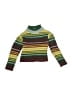 MISHA & PUFF 100% Wool Color Block Green Turtleneck Sweater Size 3 - photo 1