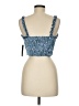 Lulus 100% Polyester Blue Tube Top Size M - photo 2