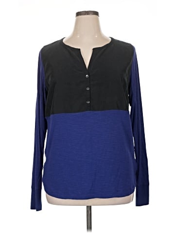 CALVIN KLEIN JEANS Long Sleeve Blouse (view 1)