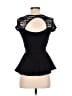 Papaya Black Short Sleeve Top Size S - photo 2