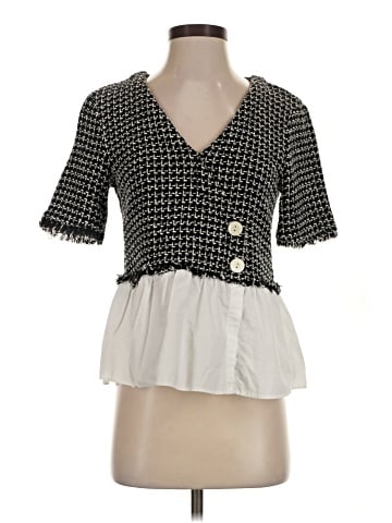 Zara TRF Short Sleeve Blouse (view 1)