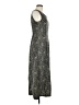 Studio 1 100% Polyester Animal Print Gray Casual Dress Size 8 - photo 4