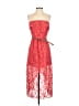 Trixxi 100% Polyester Red Cocktail Dress Size S - photo 1