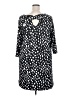 Bobeau Polka Dots Black Casual Dress Size 2X - photo 2