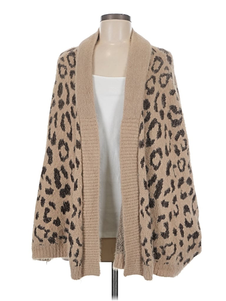 Pre-owned Akemi + Kin Cardigan Sweater In Tan