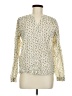 Orvis Animal Print Ivory Long Sleeve Blouse Size M - photo 1