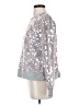 Maeve 100% Polyester Metallic Silver Pullover Sweater Size S - photo 5