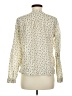Orvis Animal Print Ivory Long Sleeve Blouse Size M - photo 2