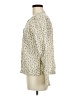 Orvis Animal Print Ivory Long Sleeve Blouse Size M - photo 5