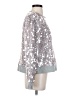 Maeve 100% Polyester Metallic Silver Pullover Sweater Size S - photo 4