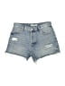 PacSun 100% Cotton Blue Denim Shorts Size 28 waist (estimated) - photo 1